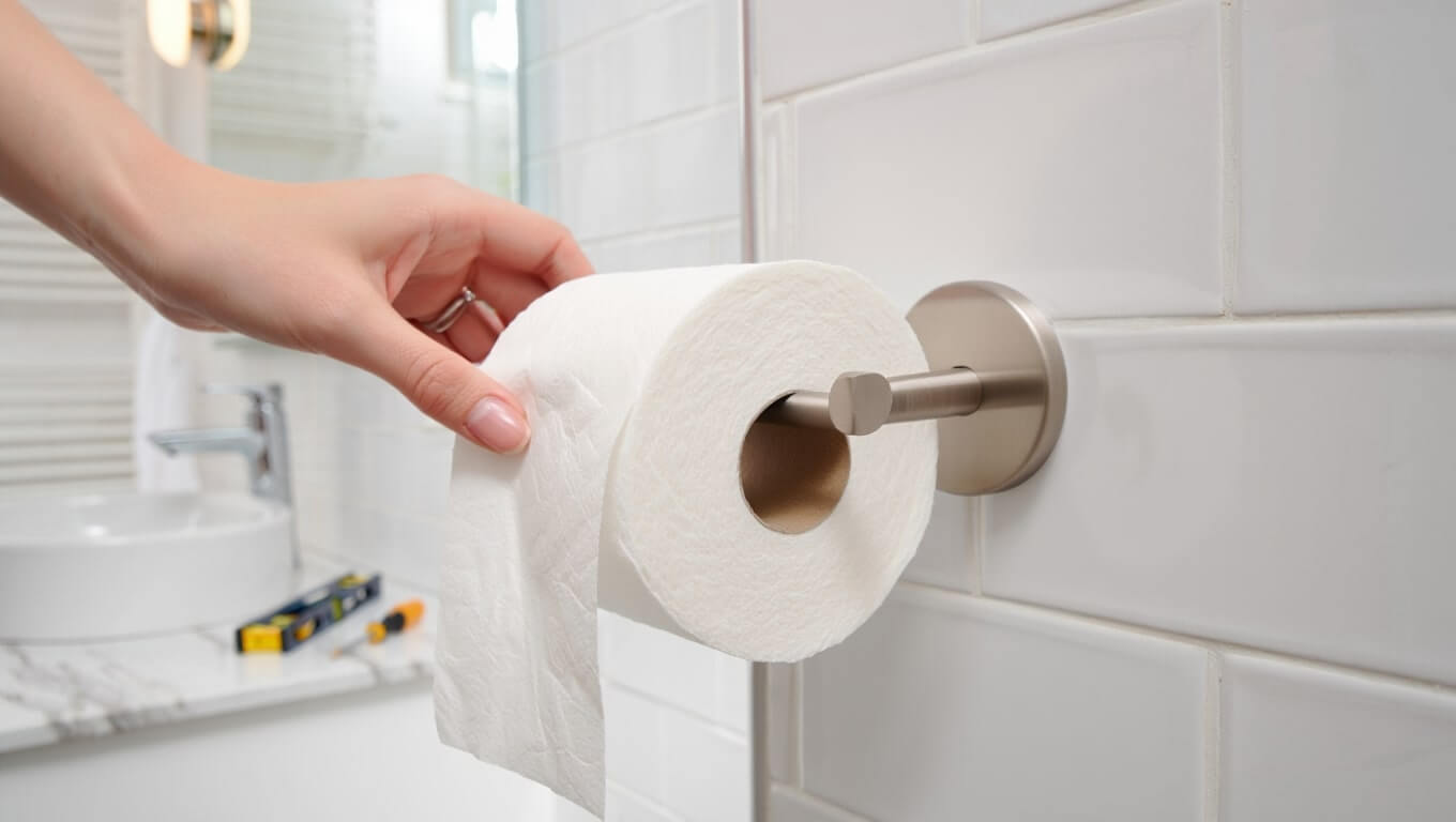 comment-installer-un-porte-papier-toilette